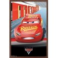 thumbnail image 1 of Disney Pixar Cars 3 - Lightning Wall Poster, 22.375" x 34" Framed, 1 of 4