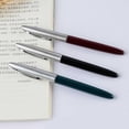 thumbnail image 4 of Medium Nib Fountain Pen Classic Trim Student Short Office SALE Spin Teens Q4Q4, 4 of 8