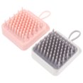 thumbnail image 2 of 2Pcs Pet Grooming Brushes Bathing Brushes Pet Massage Brushes for Cats Dogs, 2 of 7