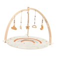 thumbnail image 2 of Siruishop Wooden Baby Gym Arch Exercise Accessory Hanging Bar for Girls Newborn Infant, 2 of 8