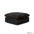 thumbnail image 3 of The Magic Home Cloud Modular Linen Sectional Sofa, Black, 3 of 6