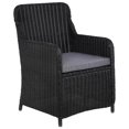 thumbnail image 5 of vidaXL 5 Piece Garden Dining Set Black, 5 of 5