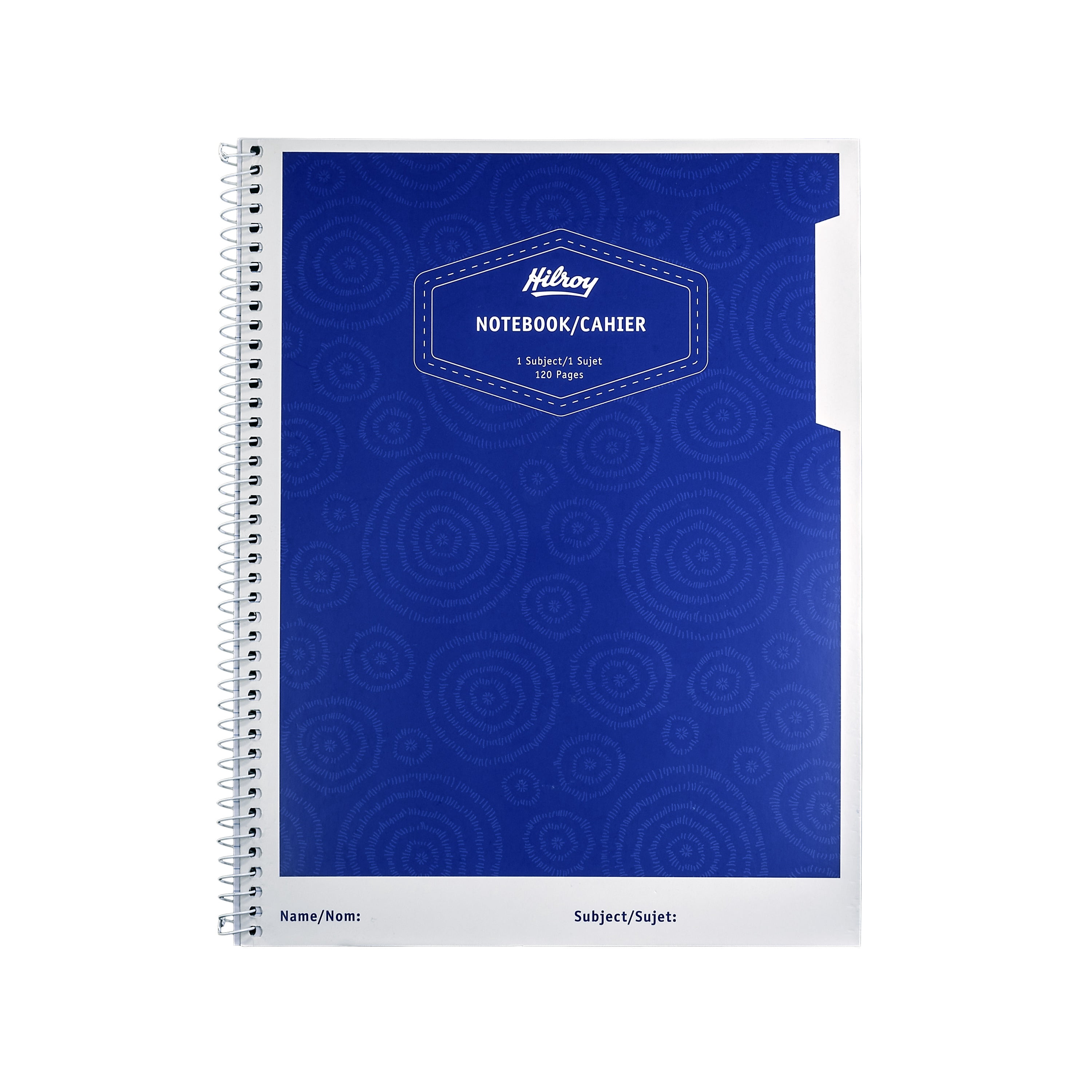 Hilroy® Core+ 1 Subject 120pg Paper Notebook, Blue