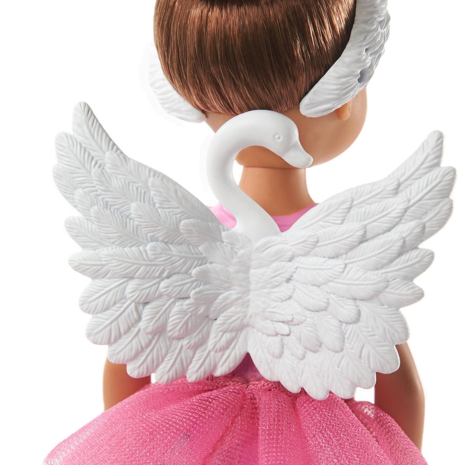 Coffret​ Barbie Club Chelsea version danse classique avec poupée Chelsea brune de 15 cm, scène modulable et accessoires dont une barre de danse et une tenue, cadeau pour enfants de 3 à 7 ans