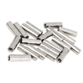 thumbnail image 1 of "Premium 304 Stainless Steel M5 Threaded Coupling Nuts - 20-Piece Durable Fastener Set for Rods & Pipes"  

"Industrial-Grade M5 Female Threaded Nuts - 20pc 304 Stainless Steel Couplers for Secure, 1 of 6
