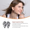 thumbnail image 4 of QualitChoice Leopard Print Earrings Body Decoration Water Drop Ear Dangles Birthday Gift Type 3 1Set, 4 of 6