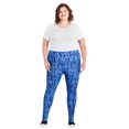 thumbnail image 2 of George Plus Women's Printed Basic Legging, 2 of 6