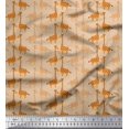 thumbnail image 1 of Soimoi Cotton Voile Fabric Giraffe Kids Print Sewing Fabric Yard 56 Inch Wide, 1 of 3