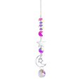 thumbnail image 4 of pitrice Crystal Wind Chime Hanging Sparkling Handmade Prisms Pendant D, 4 of 8
