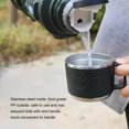 thumbnail image 4 of QualitChoice Insulated Technology Cup For Portable Hydration Solution Durable Stainless Steel Thermoss black 1.3L, 4 of 6