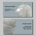 thumbnail image 4 of Hanging Garment Bags for Closet Storage Garment Bag Suit Bag for Closet Storage and Travel Foldable Garment Bag for Hanging Clothes Travel Suit Bag with 2 Carry Handles for Suits Skirts, 4 of 7