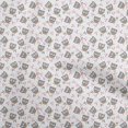 thumbnail image 1 of oneOone Rayon White Fabric Owl Craft Projects Decor Fabric Printed By The Yard 56 Inch Wide-aB, 1 of 5