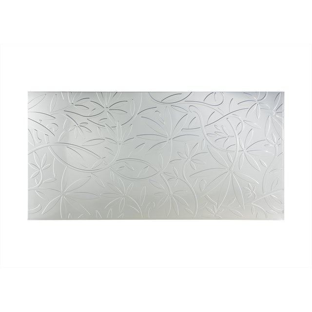 Fasade Audrey Brushed Aluminum Wall Panel 4' x 8'