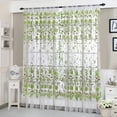 thumbnail image 1 of WIFKLSIIPG Peony Sheer Curtain Tulle Window Treatment Voile Drape Valance 1 Panel Fabric, 1 of 8