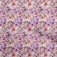 thumbnail image 1 of oneOone Viscose Jersey Purple Fabric Floral Craft Projects Decor Fabric Printed By The Yard 60 Inch Wide-KB, 1 of 4