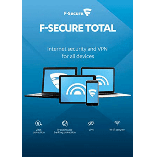 F-Secure TOTAL 1-Year /5-Devices - Global