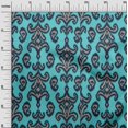 thumbnail image 2 of oneOone Georgette Viscose Fabric Paisley & Floral Ikat Decor Fabric Printed BTY 42 Inch Wide, 2 of 4