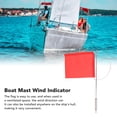 thumbnail image 4 of Durable Stainless Steel Wind Indicator Flag Lightweight Nylon Sailboat Yacht Windsock for Easy Wind Direction Measurement, 4 of 7