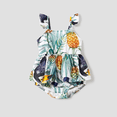 thumbnail image 2 of PatPat Family Matching Colorblock T-Shirt and Floral Button Up Strap Dress Sets, 2 of 4