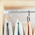 thumbnail image 4 of Shisuyan Telescopic Clothing Rod Stainless Steel 1Set 29.5-31.5In Smooth Surface, 4 of 8