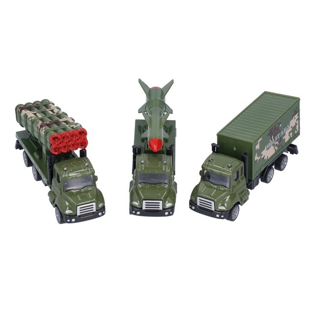 Alloy Metal Army Toys Model, Fall Resisting Diecast Military Toy Vehicles For Gift Pull Back Military Car Set