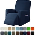 thumbnail image 1 of Subrtex Stretch 1-Piece Recliner Chair Cover Textured Grid Slipcover with Pockets, 1 of 6