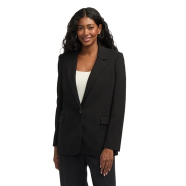 Mexx Blazer boutonné avec col à revers pour femmes