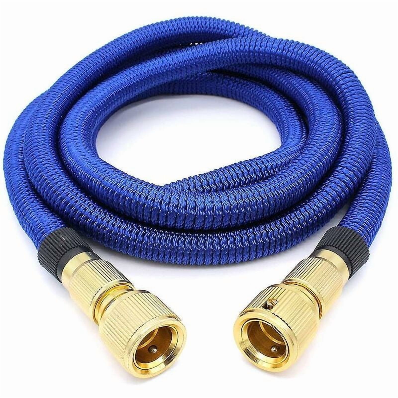 Expandable garden hose for irrigation and cleaning 2.5m with metal fittings