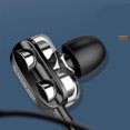 thumbnail image 3 of Casque Filaire à Double Haut-Parleur Stéréo, Écouteurs Sport avec Micro, Version de Réglage Rouge, 3 of 4