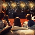 thumbnail image 1 of XZNGL Water Proof Light 200 LED Hanging Starburst Bouquet Shape Lights Ornament, 1 of 1