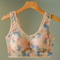 thumbnail image 2 of Kcodviy Women's Thin Underwired Mesh Woman's Bras Printed Vest Style Unbuttoned Bras Bulk Comfortable Beautiful Back Bra, 2 of 4