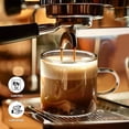 thumbnail image 4 of 4-Pack 4oz Espresso Cups Espresso Shot Glasses with Handle, Small Glass Coffee Cups, Espresso Mugs Demitasse Cups Cappuccino Cup for Hot or Cold Latte, Tea, Microwave Dishwasher Safe, 4 of 5