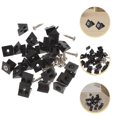 thumbnail image 4 of Miangastore Support de Meubles en Coin Noir 106 Pcs 0.6*0.5*0.4 Po en Forme de L, 4 of 8