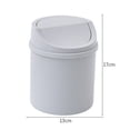 thumbnail image 3 of Sales Today Clearance! Household Desktop Trash Can with Lid, Small Mini Desk Trash Bin for Office, Bedroom, Kitchen, and Dorm Rooms, Compact Trash Container for Home Organization, 3 of 3