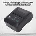 thumbnail image 3 of Ticket Thermal Printer, 2in Receipt Thermal Printer USB 1500mAh 58mm Cordless 203dpi Plastic  for Restaurant, 3 of 7