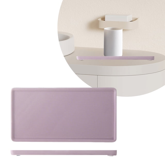 Bathroom Storage Tray Ceramic Jewelry Tray Rectangle Organizer for Vanity Toothbrush Holder Bathroom Accessories