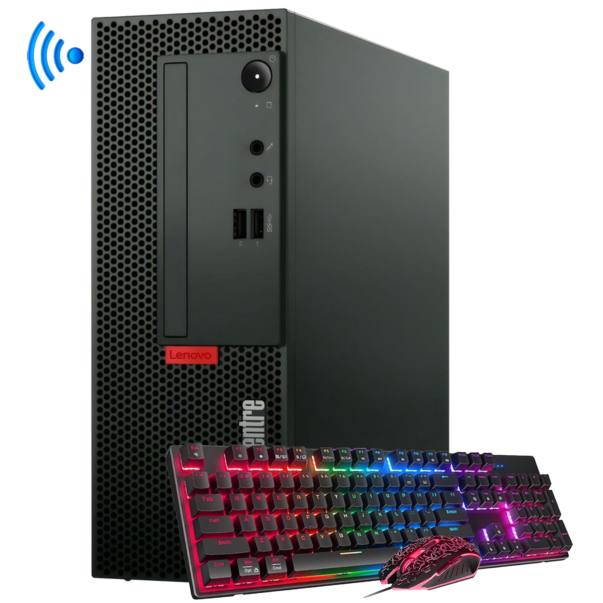 Lenovo Computers ThinkCentre M70c SFF High Performance Desktop PC - Windows 11 Pro (Intel Core i5/ New 1TB NVMe SSD/ 32GB RAM/ Built-in WIFI 6 3000 Mbps) - Refurbished