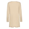 thumbnail image 5 of AherBiu Womens Cardigan Tops Long Sleeve Open Front Mid-Long Outwear with Pockets Spring Clothes, 5 of 5