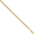 thumbnail image 1 of 14k 2.3mm Beveled Curb Chain (Weight: 2.73 Grams, Length: 9 Inches), 1 of 4