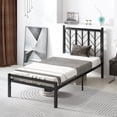 thumbnail image 2 of Costway Lit Plateforme Format Simple avec Tête de Lit Rangement sous le Lit 11,5 Pouces Assemblage Facile, 2 of 10