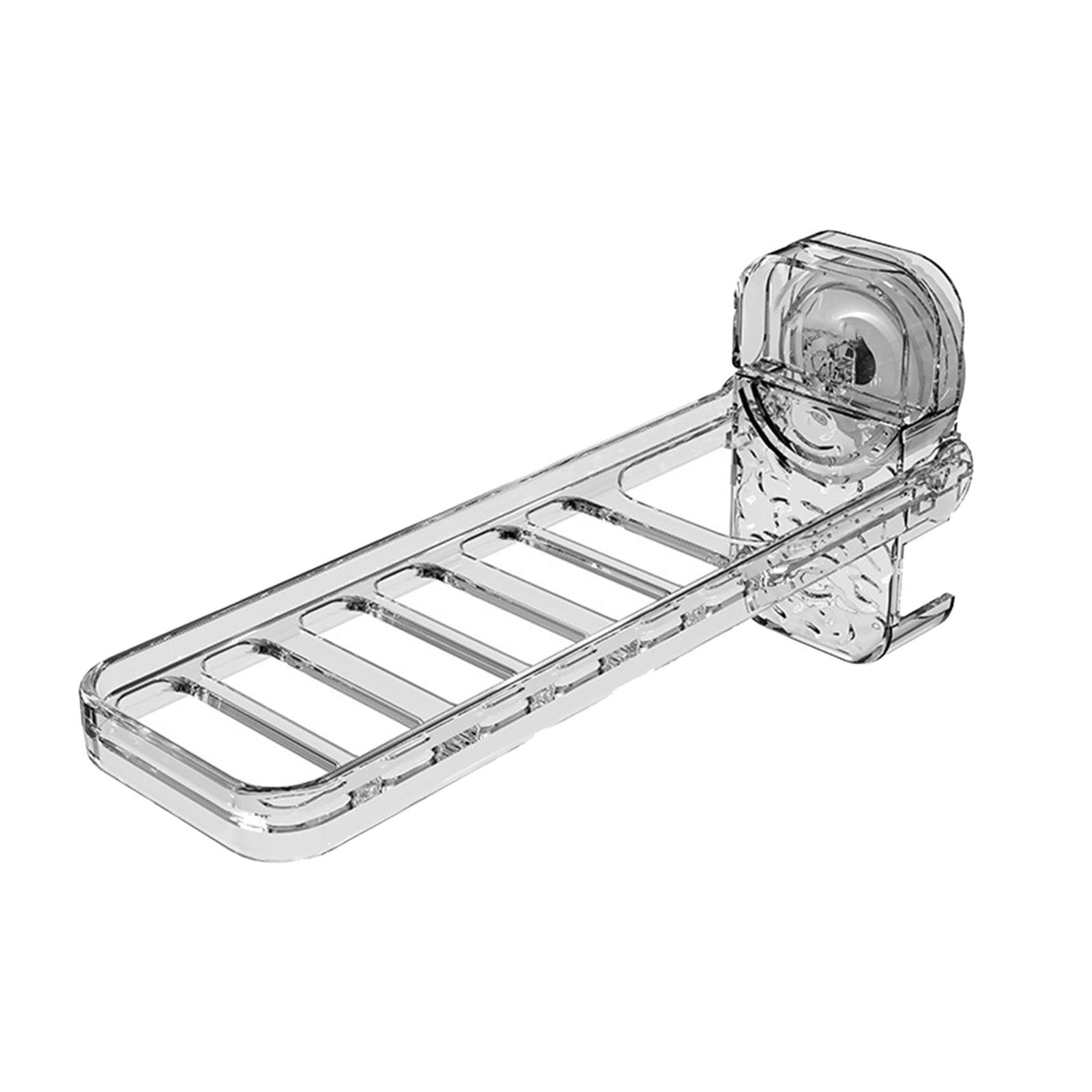 Folding Hanger Portable Travel Space Saving Five Hole Wall Hanging Clothes Rack for Home Balcony Drying