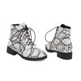 thumbnail image 4 of Bottes Hautes à Plateforme à Talons Hauts Épais pour Femmes à Manches, à Agencement de Couleurs de Fleurs d'Automne et d'Hiver, 4 of 6