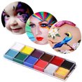 thumbnail image 4 of Face Paint Palette, 12 Colors DIY Washable Face Body Paint Palette Set  For Halloween, 4 of 8