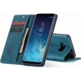 thumbnail image 4 of KOMI Wallet Case for Samsung Galaxy S8 Plus, Premium PU Leather Case Vintage Matte Wallet Flip Cover [Card Slots] [Magnetic Closure] Stand Function Folio Shockproof Full Protection Blue, 4 of 5