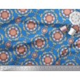 thumbnail image 3 of Soimoi Silk Fabric Floral Mandala Decor Fabric Printed Yard 42 Inch Wide, 3 of 3