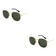 thumbnail image 4 of relayinert Fashionable Polarized Lens Small Square For Trendy Style Materials gold  blackish green 2Set, 4 of 6