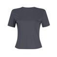 thumbnail image 5 of BVOFAR Hauts Côtelés d'Été pour Femmes 2025 Col Rond Manches Courtes T-Shirts Décontractés Confortables Coupe Ajustée, 5 of 5