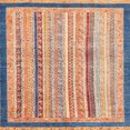 thumbnail image 1 of Ahgly Company Tapis d'Intérieur Carrés Abstraits Bruns Abstraits pour Aire, 5 Pieds Carré, 1 of 6