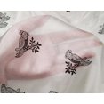 thumbnail image 4 of oneOone Silk Tabby Fabric Bird Block Print Fabric By Yard 42 Inch Wide, 4 of 4