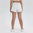 thumbnail image 4 of VSSSJ Kids Athletic Shorts Drawstring Waist Zipper Pocket Breathable Quick-Drying Summer Running Active Shorts White 90, 4 of 6